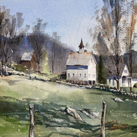 The White Barn by Harry Ruddock III